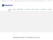 Tablet Screenshot of hidrosferasa.com